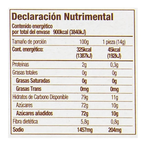 Dulce de tamarindo Pulparindo extra picante 20 pzas de 14 g c/u