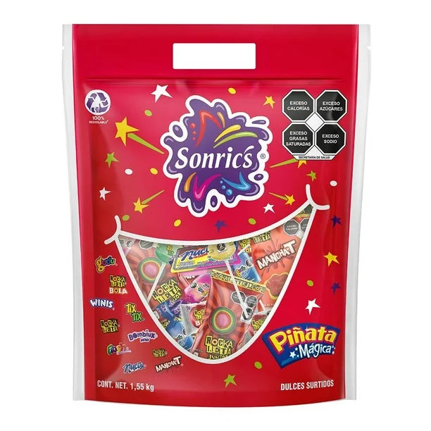 Dulces Sonric´s piñata mágica 1.5 kg